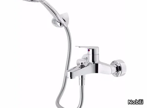 BLUES - Bathtub mixer with hand shower _ Nobili