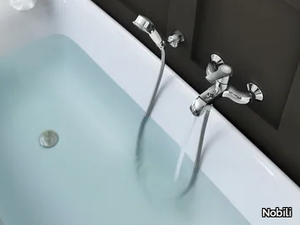 SOFÌ - Wall-mounted single handle bathtub mixer _ Nobili