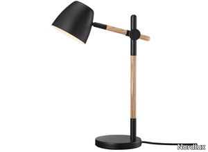 THEO - Adjustable metal and wood desk lamp _ Nordlux