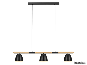 THEO - Dimmable metal and wood pendant lamp _ Nordlux