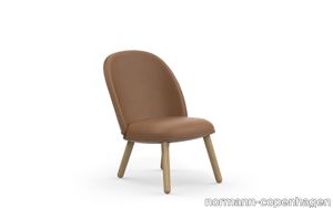 Ace Lounge Chair Oak Ultra Leather