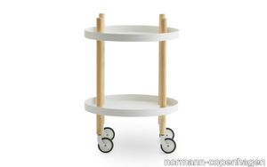 Block Table Ø45 cm White