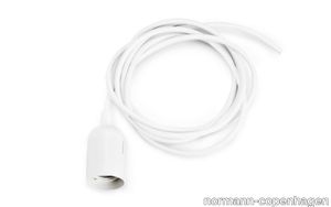 Cord w. Fitting EU White