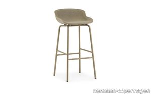 Hyg Barstool 75 cm Front Upholstery Steel Sand/Synergy