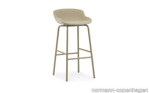 Hyg Barstool 75 cm Full Upholstery Steel Sand/Main Line Flax