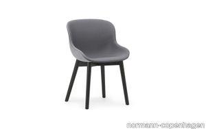 Hyg Chair full upholstery black oak Aquarius