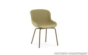 Hyg Chair Full Upholstery Steel Olive/Main Line Flax