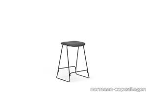 Just Barstool 65 Full Upholstery cm Black steel/ Ultra leather