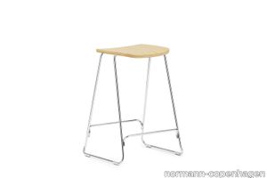 Just Barstool 65 cm Oak/Black steel