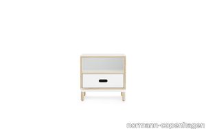 Kabino Bedside Table White