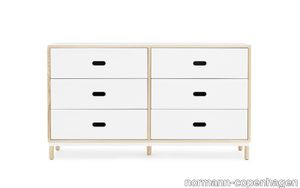 Kabino Dresser w. 6 Drawers White