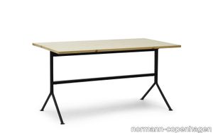 Kip Desk Black Steel Oak