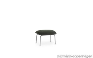 Pad Footstool Grey Steel Black/Synergy