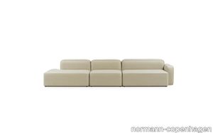 Rope Sofa 3 Seater Right Armrest Main Line Flax