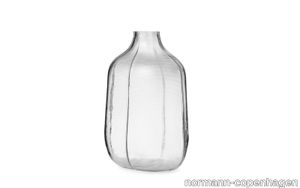 Step Vase H31 cm Clear