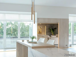 COLLINS SP - Satin brass pendant lamp _ Novalux
