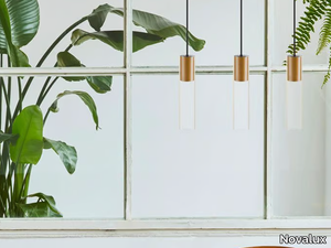 CRYSTAL - Glass pendant lamp _ Novalux