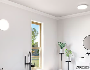 LUNA - Polycarbonate wall lamp / ceiling lamp _ Novalux