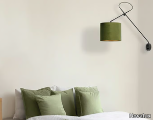 MISS PR - Powder coated steel wall lamp with swing arm _ Novalux