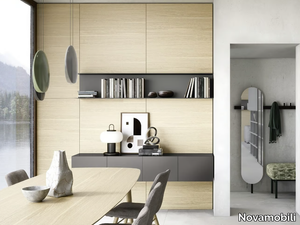 BOX 12 - Wooden storage wall / wall cabinet _ Novamobili