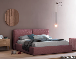 BRICK - Upholstered fabric storage bed _ Novamobili