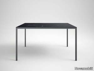 FILO - Square metal table _ Novamobili