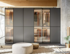 LAYER - Wardrobe with sliding doors _ Novamobili