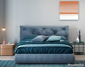 MODO - Upholstered fabric storage bed _ Novamobili