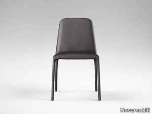 TIME - Upholstered chair with removable cover _ Novamobili