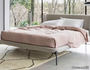 VELVET - Upholstered double bed _ Novamobili