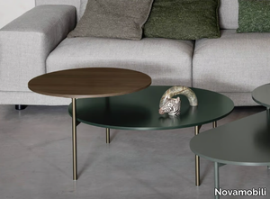 KIN - Round low coffee table for living room _ Novamobili