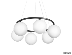 MIIRA 6 CIRCULAR OPAL - LED opal glass pendant lamp _ Nuura