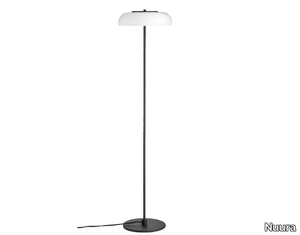 BLOSSI BLACK - LED opal glass floor lamp _ Nuura