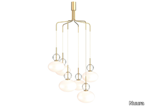 RIZZATTO CLUSTER 6 - LED metal chandelier _ Nuura