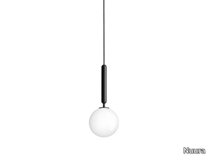 MIIRA 1 OPAL - Blown glass pendant lamp _ Nuura