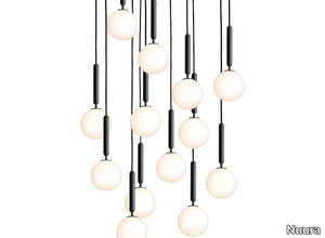 MIIRA 13 OPAL - Blown glass pendant lamp _ Nuura