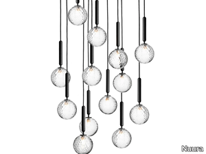 MIIRA 13 OPTIC - Blown glass pendant lamp _ Nuura