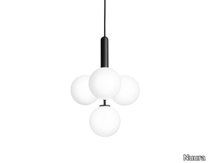 MIIRA 4 OPAL - Blown glass pendant lamp _ Nuura