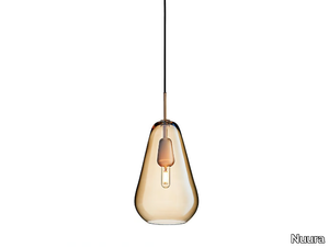 ANOLI 1 MEDIUM - Blown glass pendant lamp _ Nuura