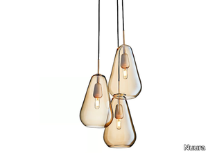 ANOLI 3 - Blown glass pendant lamp _ Nuura