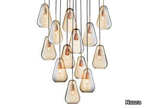 ANOLI 13 - Blown glass pendant lamp _ Nuura