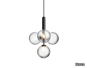 MIIRA 4 OPTIC - Blown glass pendant lamp _ Nuura