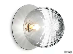 LIILA 1 LARGE OPTIC - Blown glass wall lamp / ceiling lamp _ Nuura