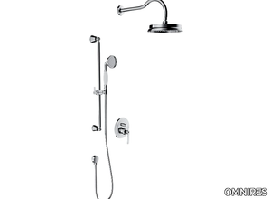 ARMANCE SYSAM20 - Recessed shower set with overhead shower and hand shower _ OMNIRES