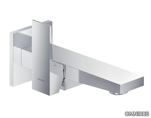 FRESH FR7115N - Wall-mounted washbasin mixer with plate _ OMNIRES