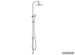 JIMJIM SYSJIMJIM - Wall-mounted shower panel with overhead shower and hand shower _ OMNIRES