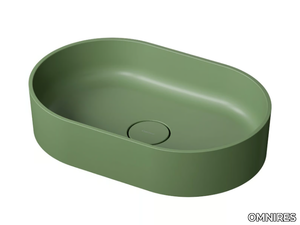 OVO M+ OVOUN - Countertop composite material washbasin _ OMNIRES