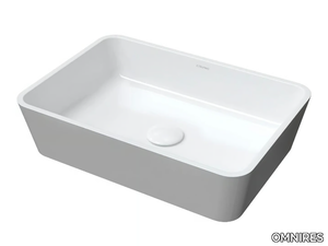 PARMA M+ PARMAUN - Countertop composite material washbasin _ OMNIRES