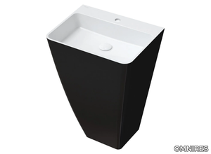 PARMA M+ PARMAUW - Freestanding composite material washbasin _ OMNIRES