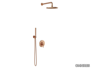 Y SYSY - Shower set with hand shower and overhead shower _ OMNIRES